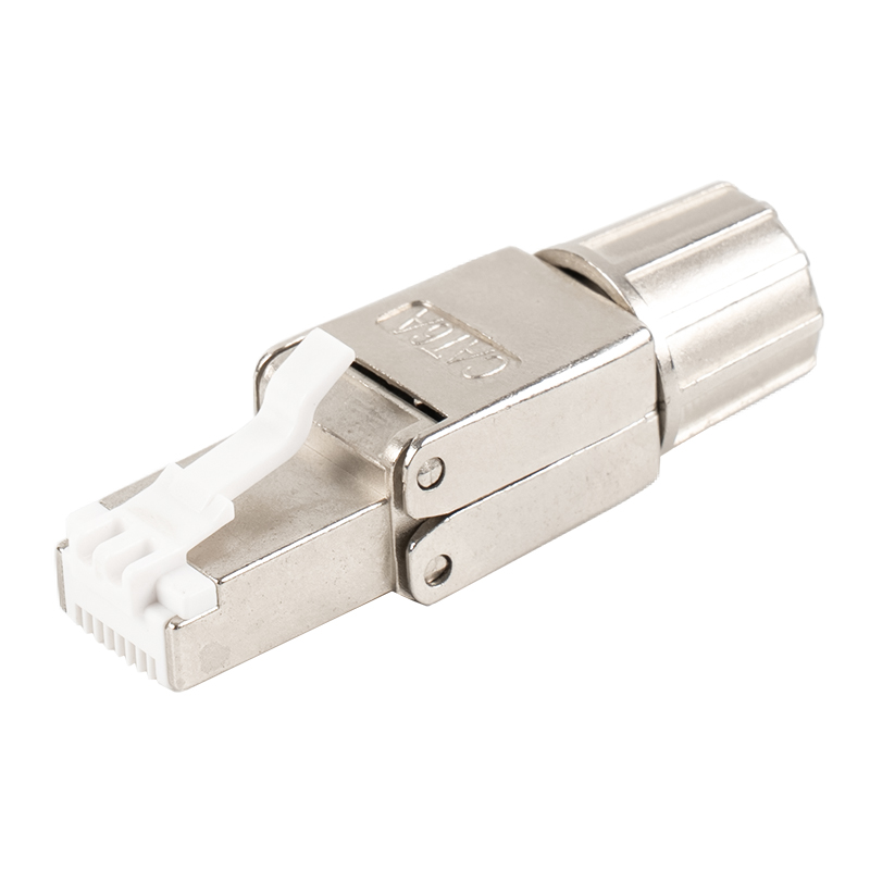 Cat6A Korumalı Aletsiz RJ45 Konektörü RJ-G40S-1-C6A Cat6A Korumalı Aletsiz RJ45 Konektörü RJ-G40S-1-C6A