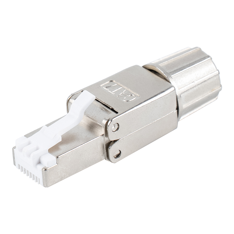 Cat7 Korumalı Aletsiz RJ45 Konektörü RJ-G40S-1-C7 Cat7 Korumalı Aletsiz RJ45 Konektörü RJ-G40S-1-C7