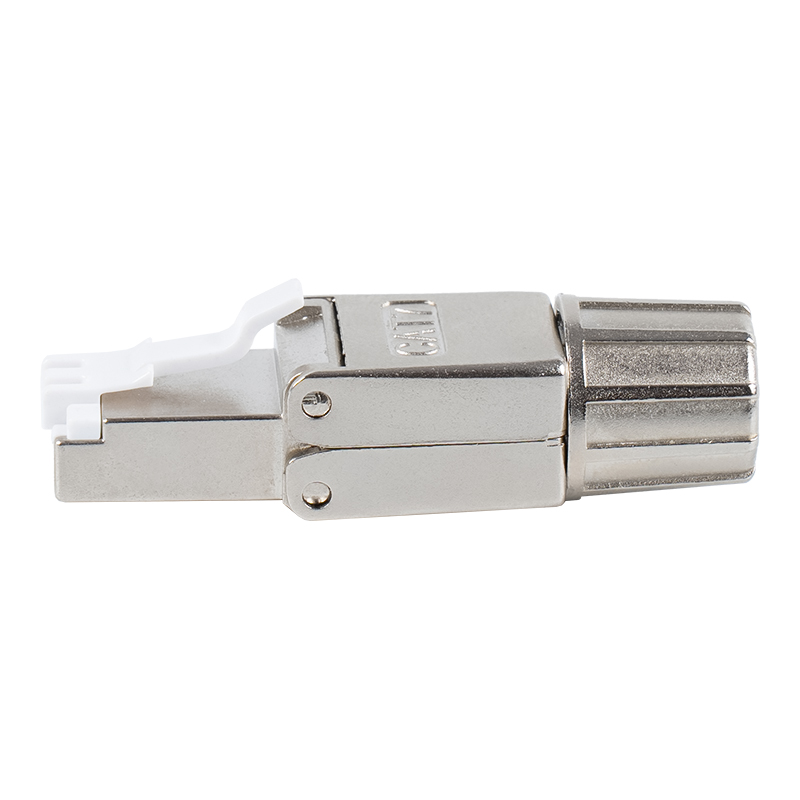 Cat7 Korumalı Aletsiz RJ45 Konektörü RJ-G40S-1-C7 Cat7 Korumalı Aletsiz RJ45 Konektörü RJ-G40S-1-C7