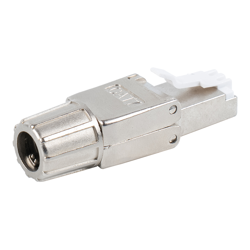 Cat7 Korumalı Aletsiz RJ45 Konektörü RJ-G40S-1-C7