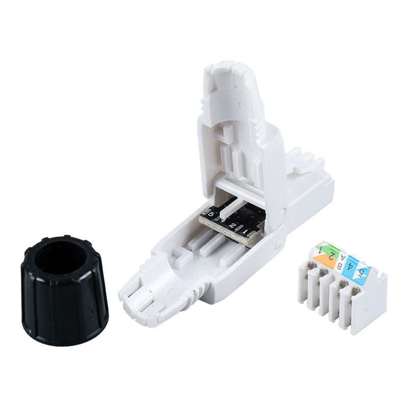 Cat6A Korumasız Aletsiz RJ45 Konnektör (vidalı) RJ-G40U-C6A Cat6A Korumasız Aletsiz RJ45 Konnektör (vidalı) RJ-G40U-C6A