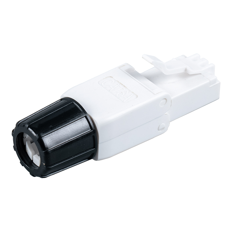 Cat6A Korumasız Aletsiz RJ45 Konnektör (vidalı) RJ-G40U-C6A