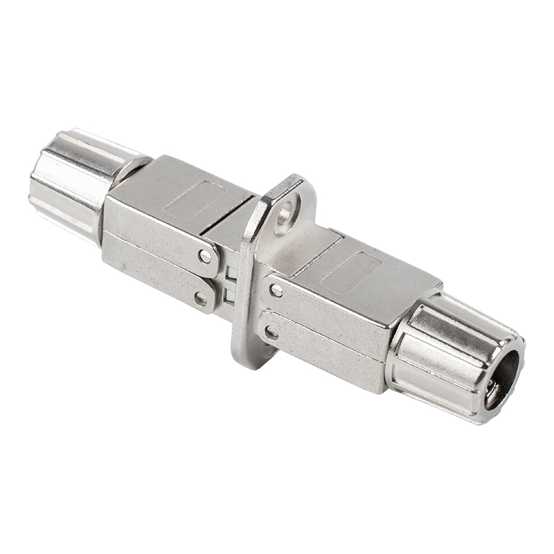 Cat6A Korumalı Aletsiz Konnektör (montaj tabanı ile) RJ-603S-2-C6A Cat6A Korumalı Aletsiz Konnektör (montaj tabanı ile) RJ-603S-2-C6A