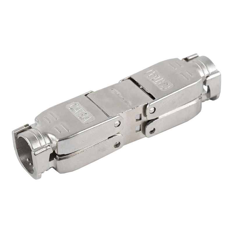 Cat6A Korumalı Aşağı Açılan Tip Aletsiz Konnektör RJ-603S-3-C6A