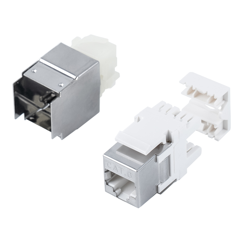 Cat6A Korumalı 180° Keystone Jakı (metal kasalı) SM-2064SD8C6A Cat6A Korumalı 180° Keystone Jakı (metal kasalı) SM-2064SD8C6A