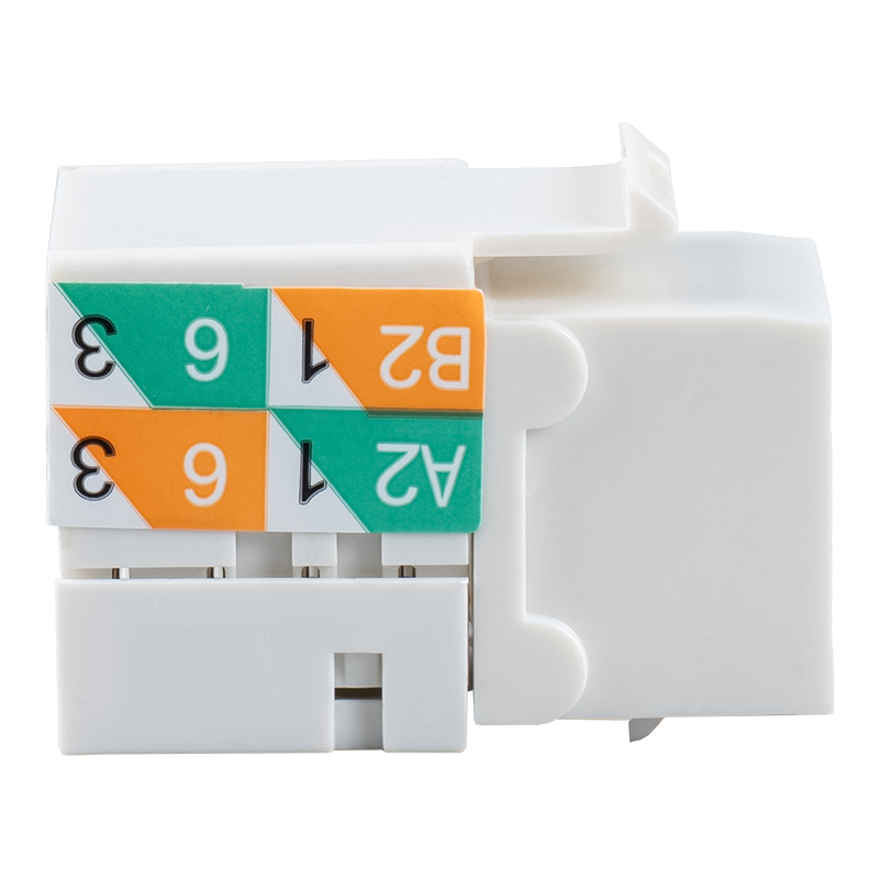 Cat6 Korumasız 90° Keystone Jakı (çift amaçlı kablolama) SM-2081D8C6 Cat6 Korumasız 90° Keystone Jakı (çift amaçlı kablolama) SM-2081D8C6