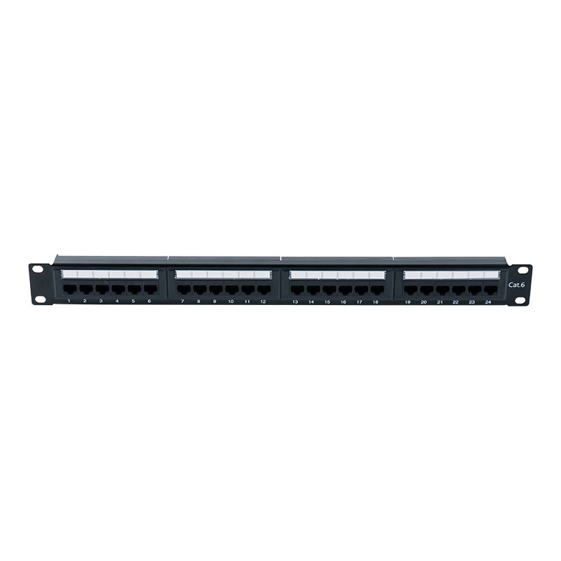 Kategori 6 19 inç 1U Korumasız 24 Bağlantı Noktalı Bağlantı Paneli (Çift amaçlı IDC; plastik parçalı) SP-3204D24-C6 Kategori 6 19 inç 1U Korumasız 24 Bağlantı Noktalı Bağlantı Paneli (Çift amaçlı IDC; plastik parçalı) SP-3204D24-C6