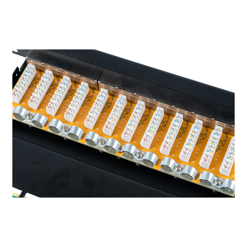 Kategori 6 10 inç 1U korumalı 12 bağlantı noktalı bağlantı paneli SP-3250SK12-C6 Kategori 6 10 inç 1U korumalı 12 bağlantı noktalı bağlantı paneli SP-3250SK12-C6
