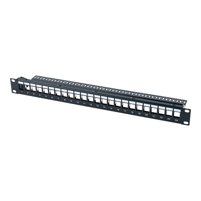 19 inç 1U 24 bağlantı noktalı korumalı hava dağıtım çerçevesi SP-3311S-24P