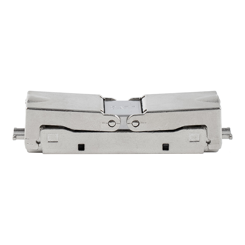 Cat6A Korumalı Aşağı Açılan Tip Aletsiz Konnektör (Tek açıklık) RJ-604S-1-C6A Cat6A Korumalı Aşağı Açılan Tip Aletsiz Konnektör (Tek açıklık) RJ-604S-1-C6A