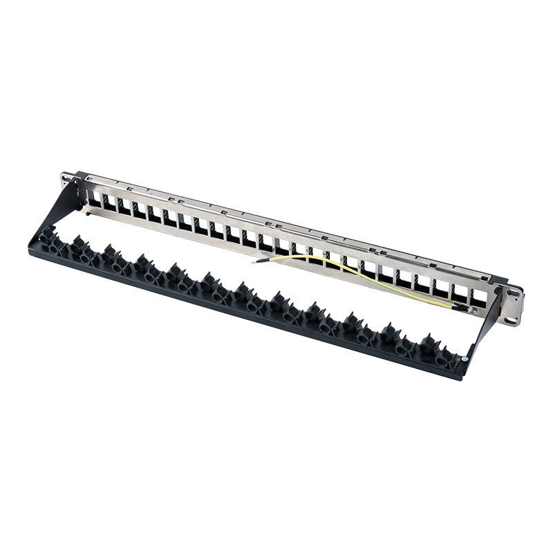 19 inç 1U 24 bağlantı noktalı korumasız raf (katlanabilir braket) SP-3402-24P 19 inç 1U 24 bağlantı noktalı korumasız raf (katlanabilir braket) SP-3402-24P