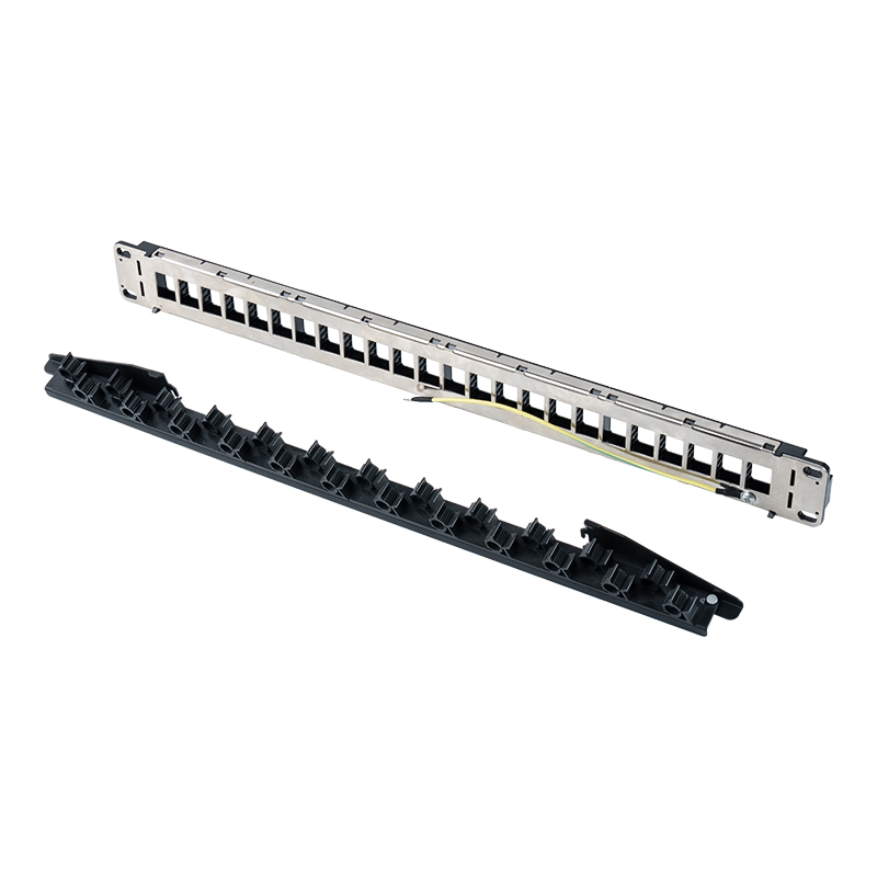 19 inç 1U 24 bağlantı noktalı korumasız raf (katlanabilir braket) SP-3402-24P 19 inç 1U 24 bağlantı noktalı korumasız raf (katlanabilir braket) SP-3402-24P