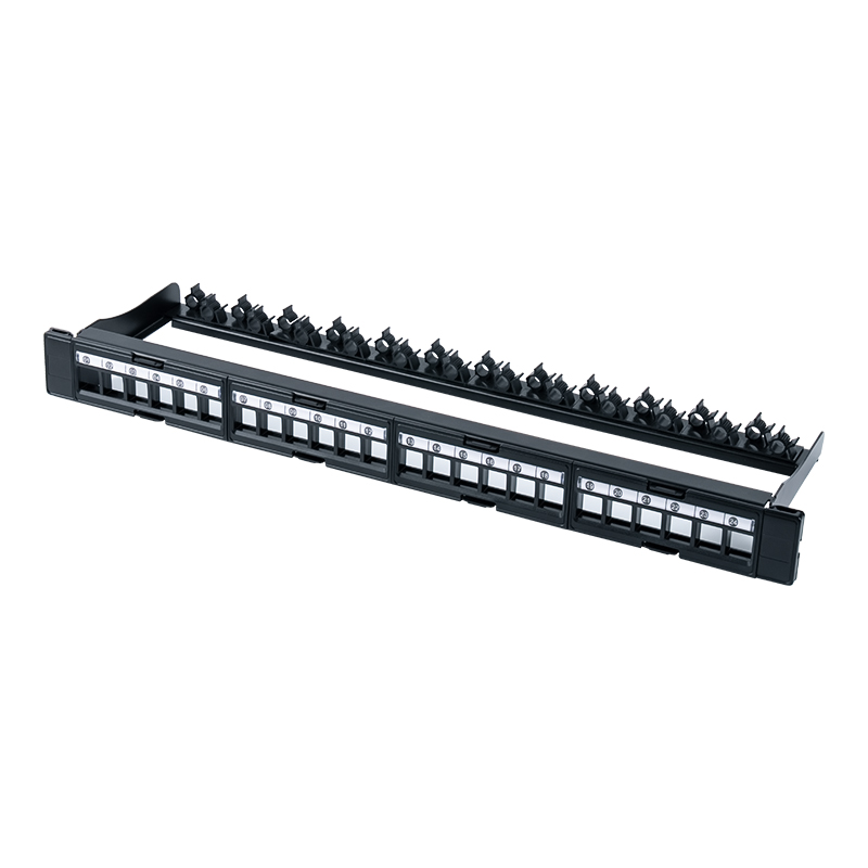 19 inç 1U 24 bağlantı noktalı korumasız raf montajı (çıkarılabilir pencere) SP-3404-24P 19 inç 1U 24 bağlantı noktalı korumasız raf montajı (çıkarılabilir pencere) SP-3404-24P